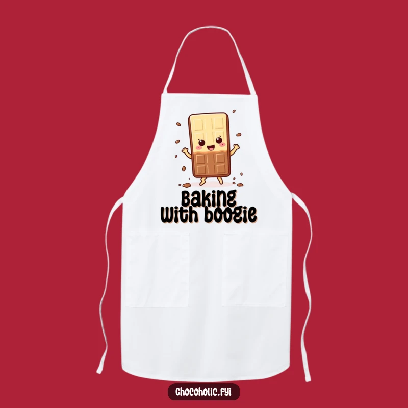Funny Kawaii Chocolate Dance Apron: Sweet Chef Gift