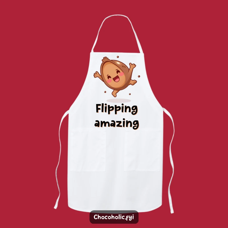 Funny Chocolate Truffle Somersault Apron: Cook with Joy and a Funny Gift
