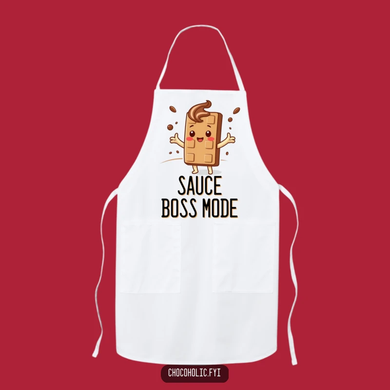 Funny Kawaii Chocolate Cloud Hug Apron: Cook with Comfort and Sweetness, Ideal Funny Gift