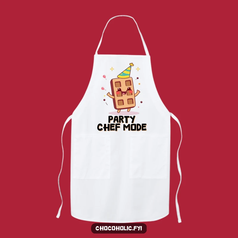 Funny Party Chocolate Bar Apron - Chef's Spinning Hat Accessory