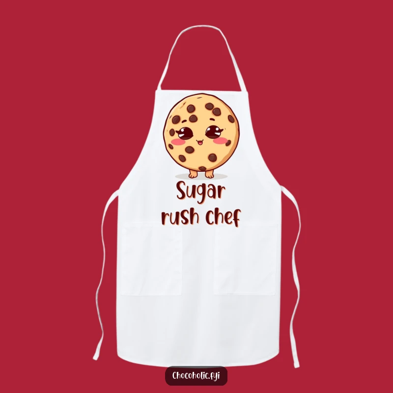 Funny Sugar Rush Cookie Apron for Energetic Cooks