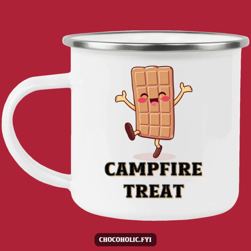 Outdoor Funny Chocolate Cartwheel Mug: Sweet Adventures