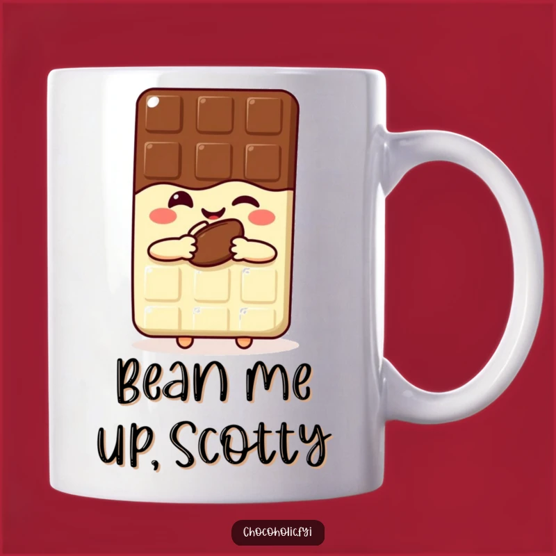 Funny Kawaii Chocolate Bar Coffee Mug - Joyful Wink Gift