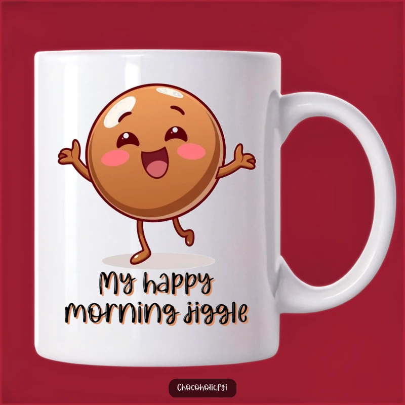 Funny Wobble Dance Chocolate Candy Mug, Hilarious Treat Gift for Candy Lovers