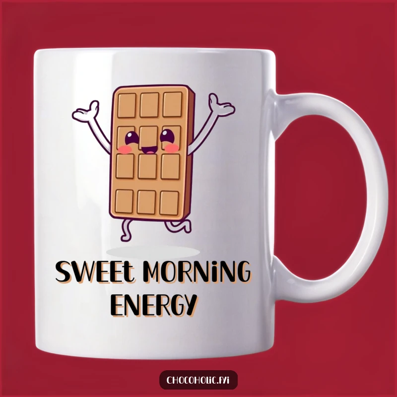 Funny Chocolate Hop Mug: Happy Treat Lover Gift, Sweet Delight