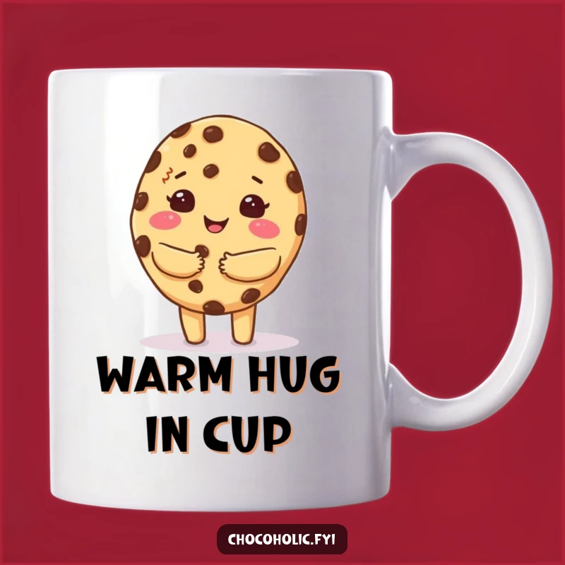 Funny Cookie Hug Mug - Warm & Fuzzy Comfort, Perfect Gift
