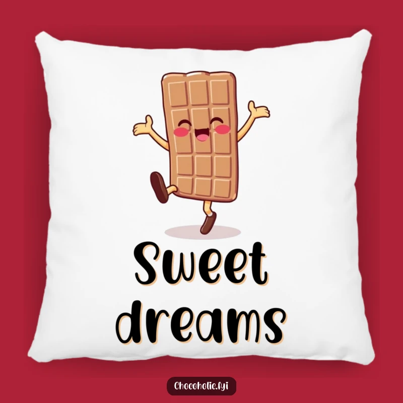 Comfy Funny Chocolate Cartwheel Pillow: Huggable Sweetness and Smiles