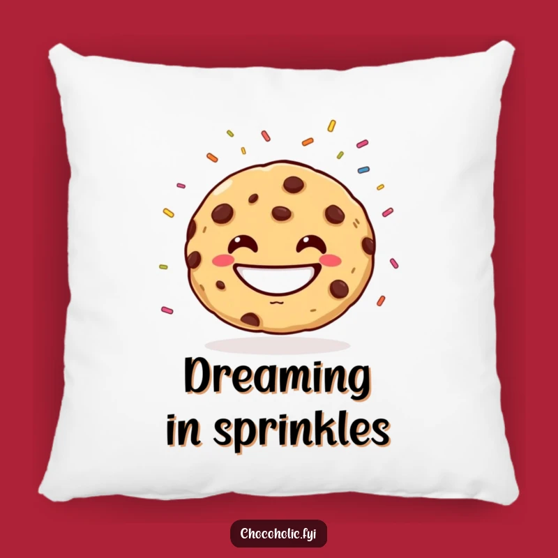 Funny Cookie Juggling Sprinkles Pillow: Cuddle Up with Joy and a Funny Gift