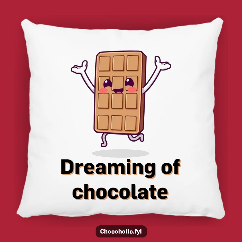 Funny Chocolate Hop Pillow: Cozy Sweet Accent, Perfect Gift