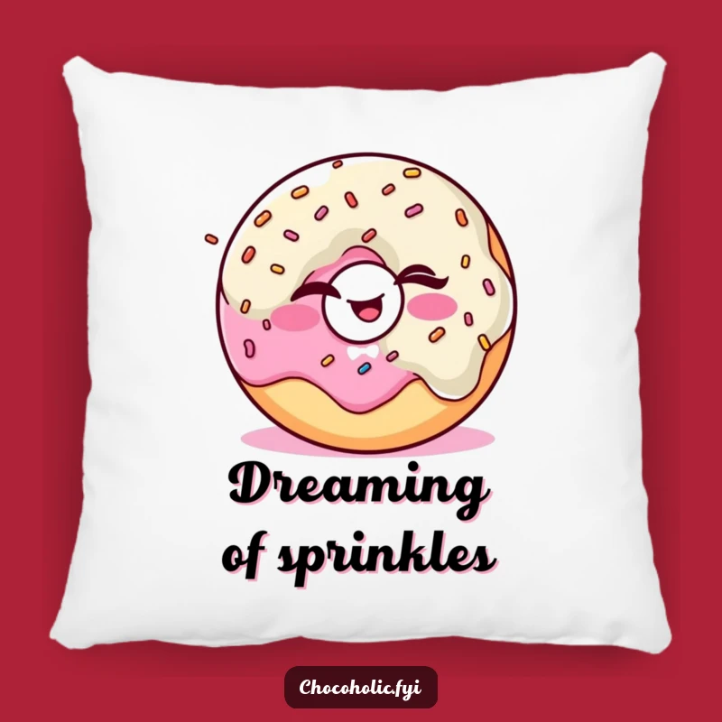 Funny Kawaii Donut Juggling Pillow: Soft Comfort with a Playful, Winking Charm