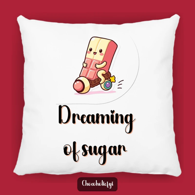 Soft Funny Kawaii Chocolate Gumball Rider Pillow: Cozy Humor for Your Couch, Perfect Funny Gift