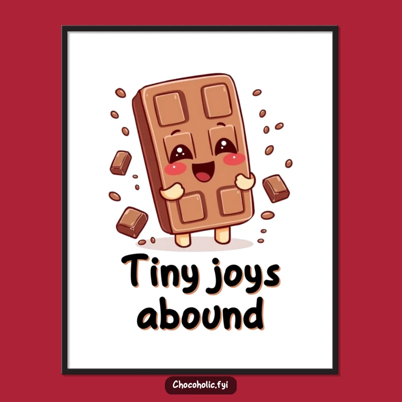 Funny Giggling Chocolate Bar Art: Instant Sprinkle Joy - A Gift