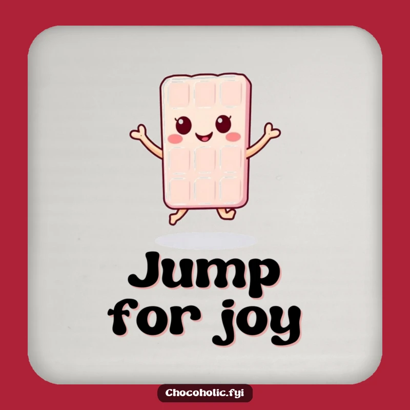 Funny Kawaii Chocolate Bar Jump Coaster - Cute Tabletop Character Decor