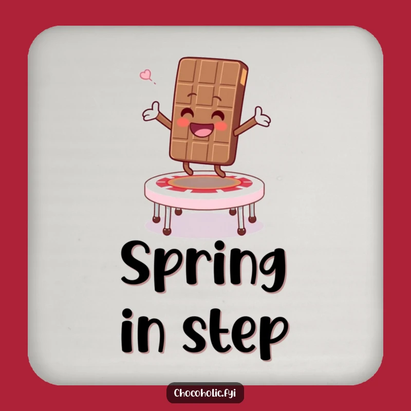 Funny Marshmallow Trampoline Coaster - Protect Surfaces with Fun!