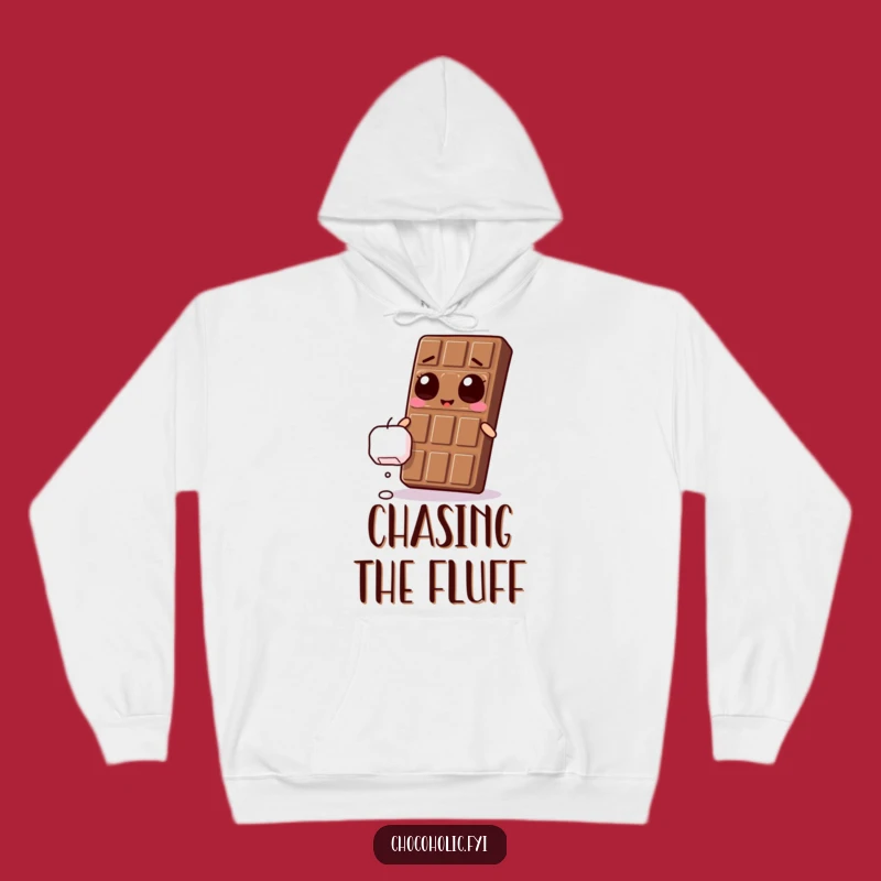 Cozy Funny Kawaii Chocolate Bar Marshmallow Hoodie - Ecstatic Sweet Hug