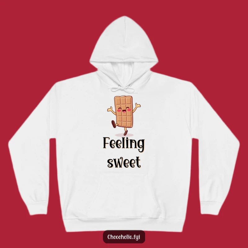Cozy Funny Chocolate Cartwheel Hoodie: Warmth with a Sweet Spin