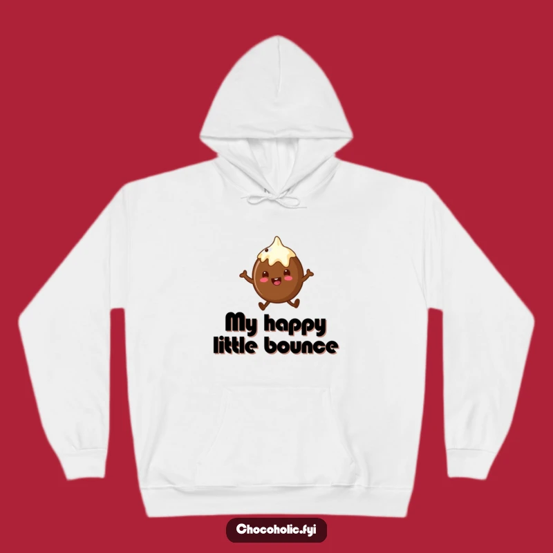 Funny Chocolate Truffle Hop Hoodie: Stay Cozy with this Sweetly Hopping Character