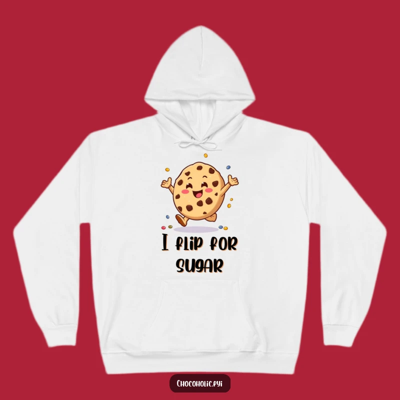 Funny Cookie Cartwheel Hoodie: Cozy, Cheerful Candy Character for Ultimate Comfort!