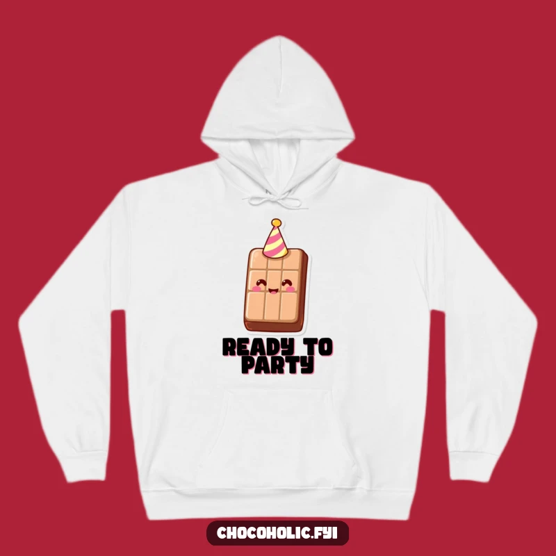 Funny Chocolate Bar Party Hoodie: Cozy Up with Festive Cheer and a Funny Gift