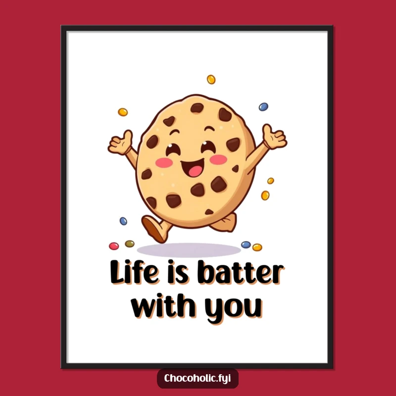 Funny Free Printable Cookie Cartwheel Art: Whimsical Downloadable Wall Decor!