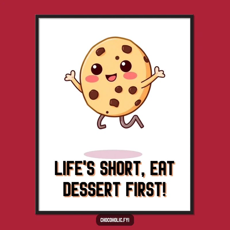 Free Printable Funny Cookie Art: Humorous downloadable wall art for a cheerful space!