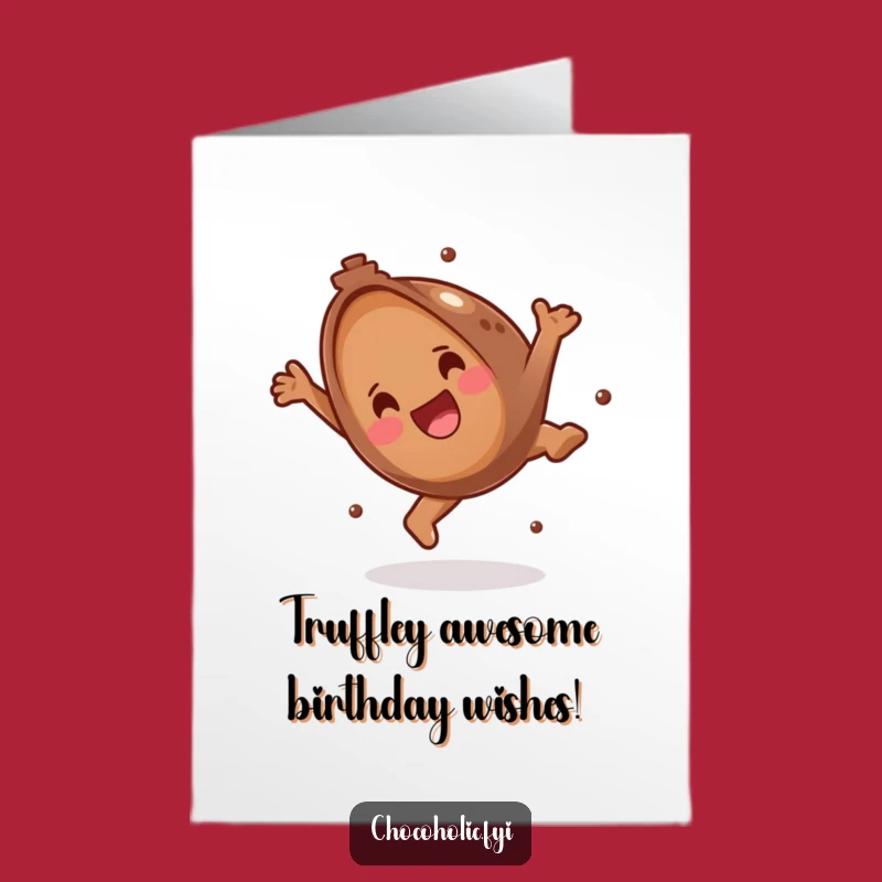 Free Printable Birthday Card Printable: Funny Truffle Someday, Joyful Card Downloadable Gift
