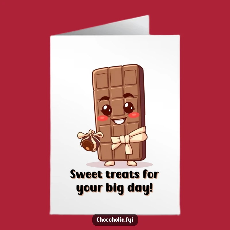 Funny Free Printable Chocolate Truffle Birthday Card - Downloadable DIY Gift