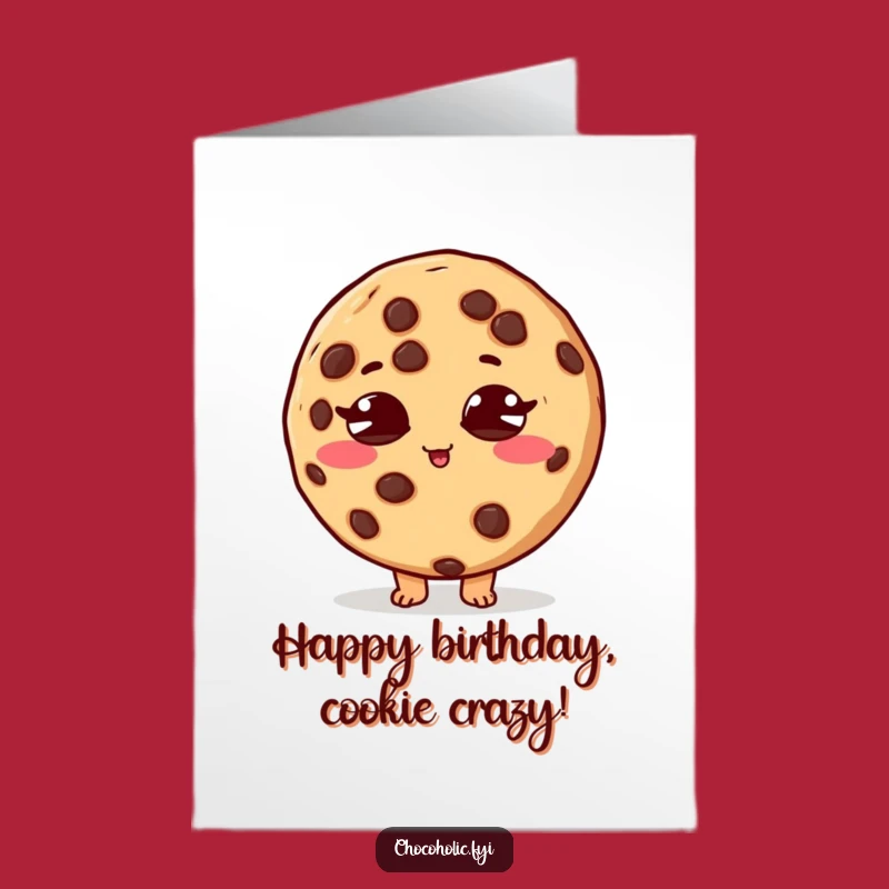 Free Printable Birthday Card: Sugar Rush Cookie, Funny Downloadable Wish