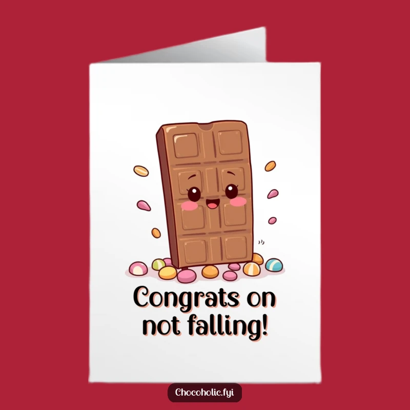 Free Printable Congrats Card: Chocolate Bar's Sweet Mishap Winner