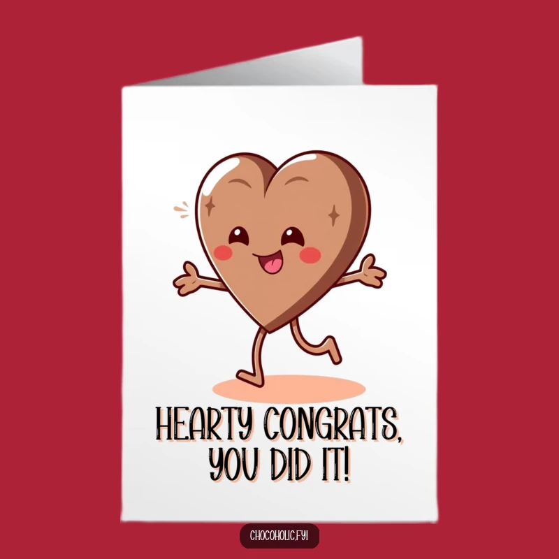 Free Printable Giddy Heart Congrats Card - Funny Downloadable Celebration