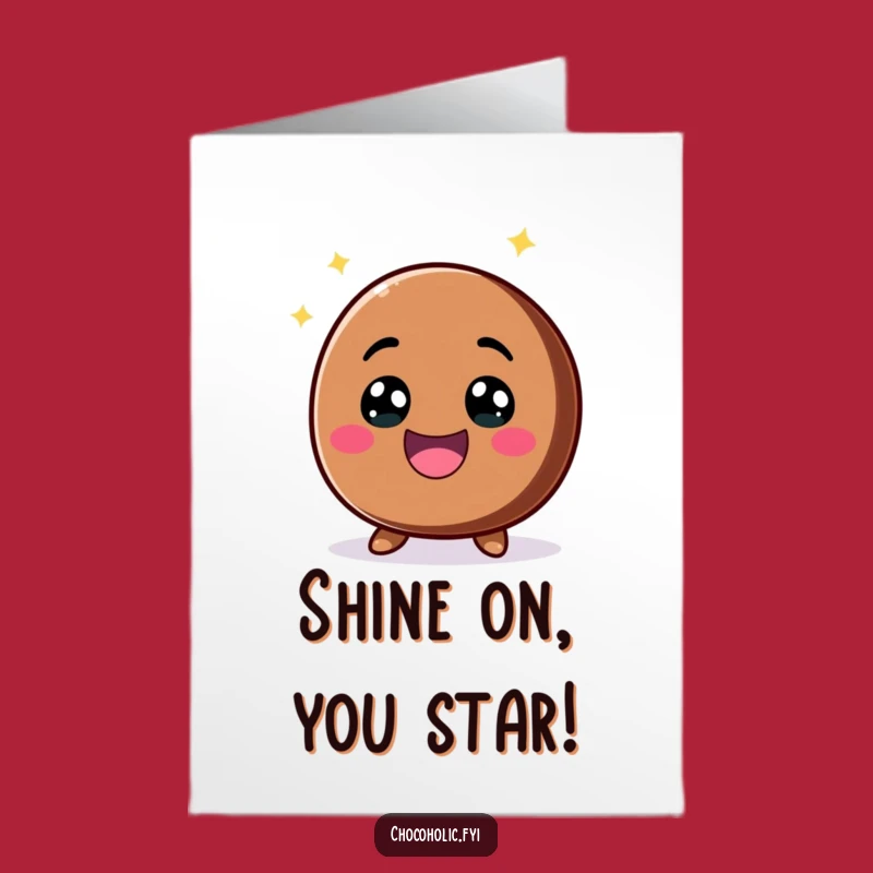 Free Printable Congrats Card: Excited Cookie, Funny Downloadable Gift for Big Wins