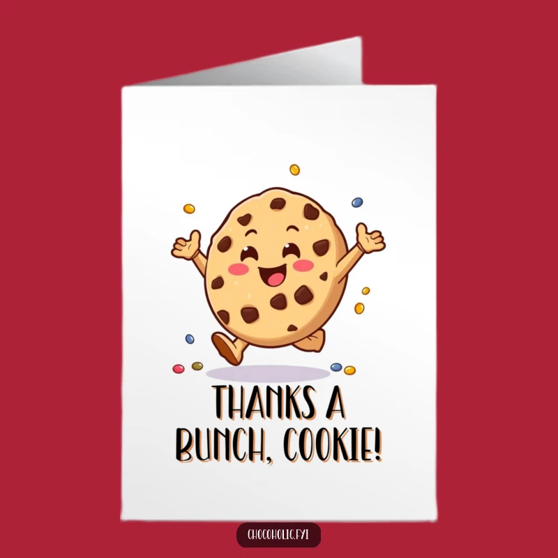 Funny Free Printable Thank You Cookie Card: Adorable Downloadable Gift!