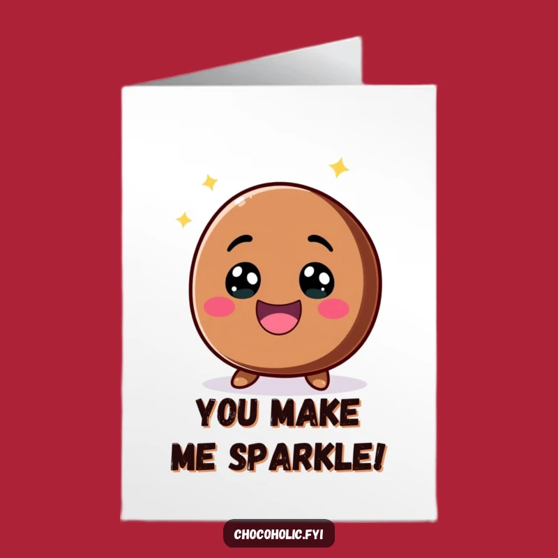 Free Printable Thank You Card: Excited Cookie, Funny Downloadable Gift of Thanks