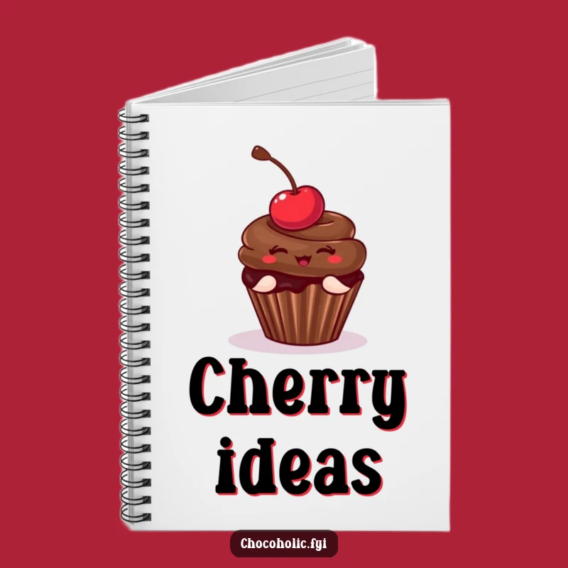 Funny Cupcake Cherry Pose Notebook: Jot Down Fun and Funny Gift Ideas