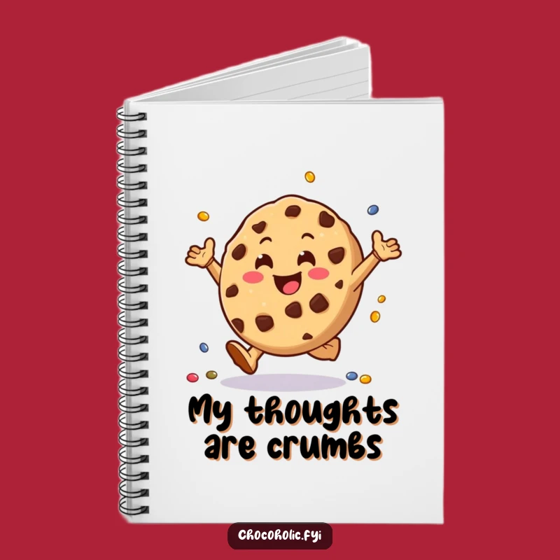 Funny Cookie Cartwheel Notebook: Jot Down Fun Ideas with This Candy Character!