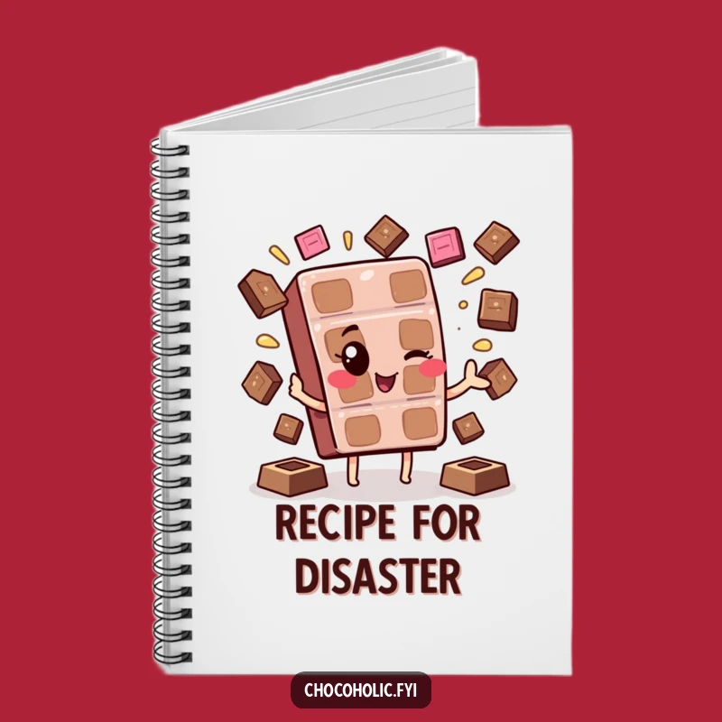 Funny Kawaii Chocolate Wink Notebook: Jot Down Sweet Ideas with Flair