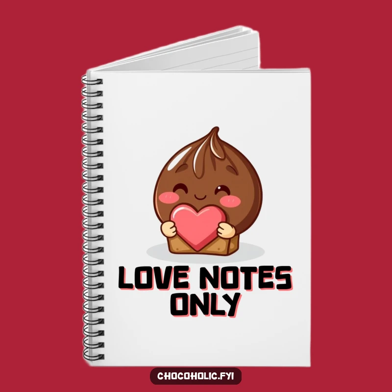 Funny Shy Truffle Notebook - Capture Sweet Love Notes