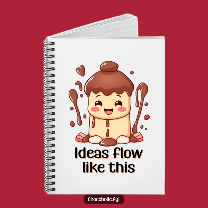 Funny Chocolate Fountain Notebook: Write Down Sweet Ideas with Bliss!