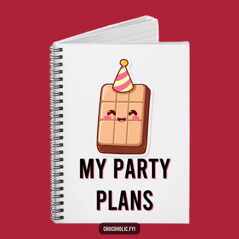 Funny Chocolate Bar Party Notebook: Jot Down Celebrations and Funny Gift Ideas