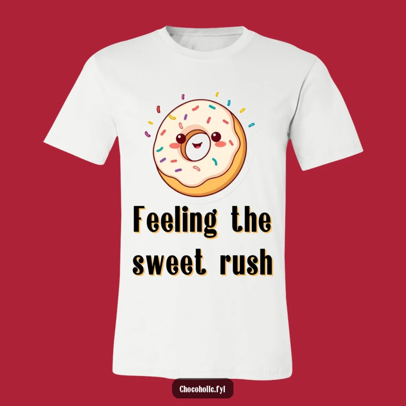 Funny Donut Delight T-Shirt: Spinning Fun - Hilarious Gift!