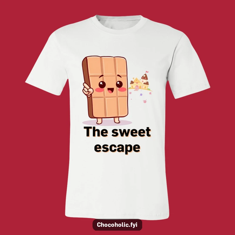 Funny Kawaii Chocolate Candy Land Quest T-Shirt: Adventure Awaits, Hilarious Chocolate Lover Gift