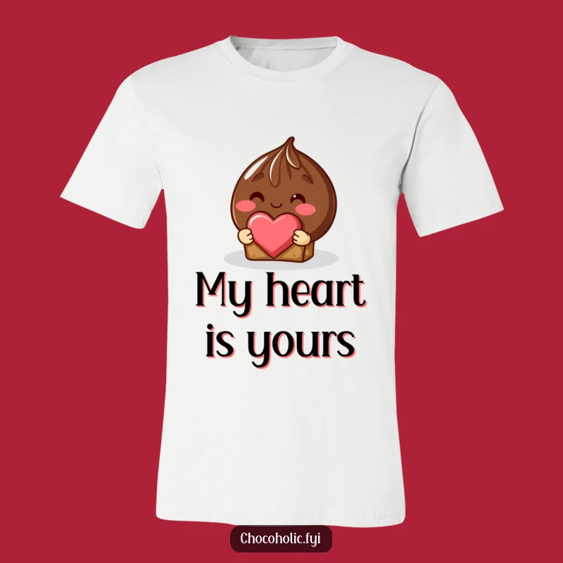 Funny Shy Truffle T-Shirt - Adorable Sweetheart Valentine Tee