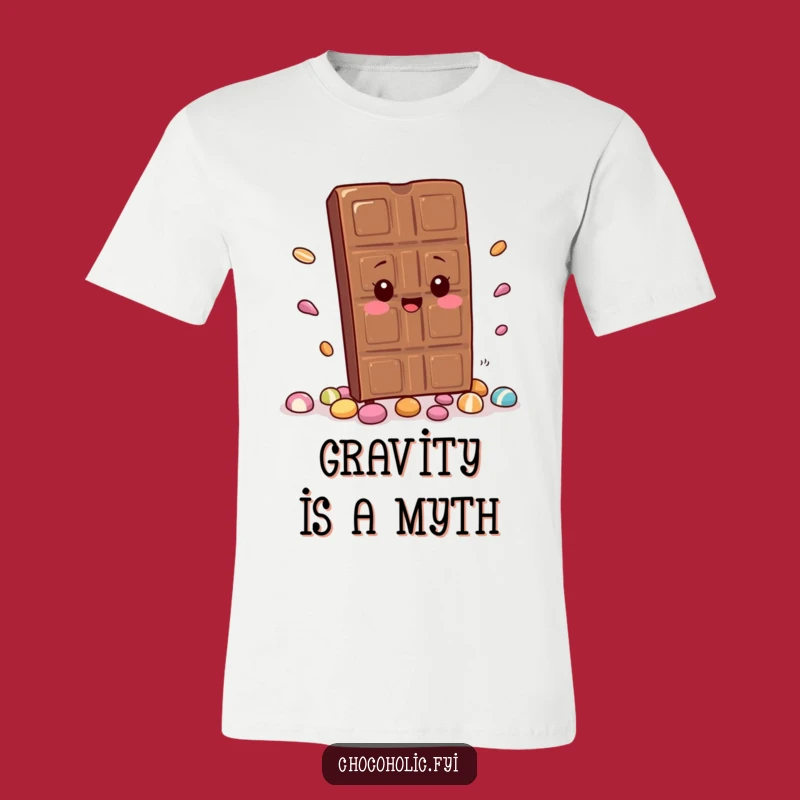 Funny 'Oopsie' Chocolate Bar T-Shirt: Hilarious Kawaii Design for Everyday Adventures. The perfect funny tee.