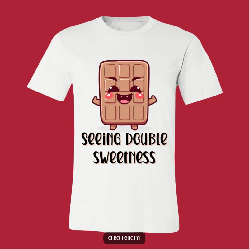 Funny Crossed-Eyes Chocolate T-Shirt - Unleash Your Giggle!