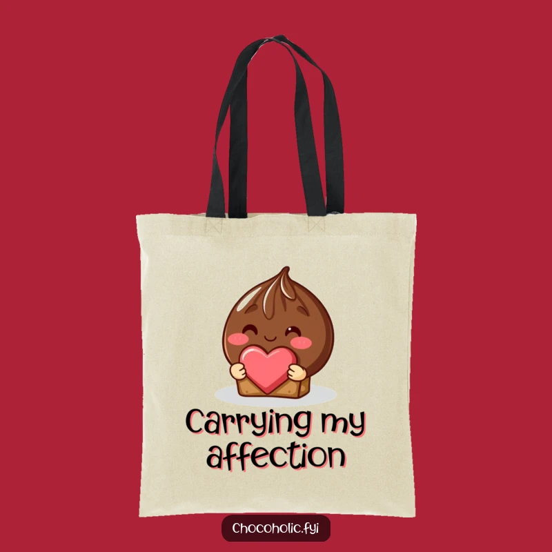 Funny Shy Truffle Tote Bag - Carry Your Love Sweetly