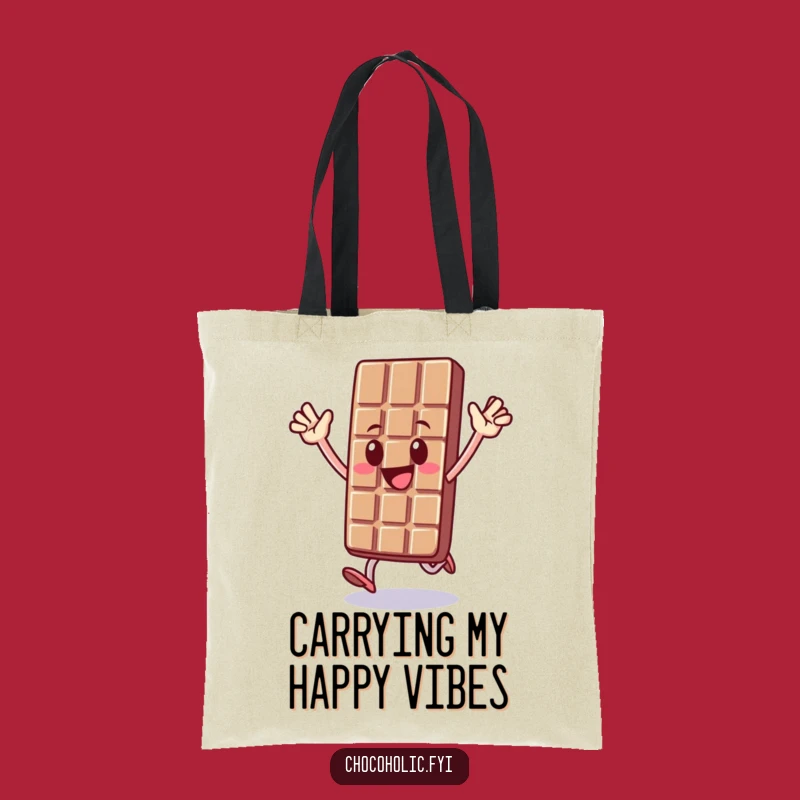 Funny Chocolate Bar Hop Tote Bag - Carry Your Essentials with Sweet Delight
