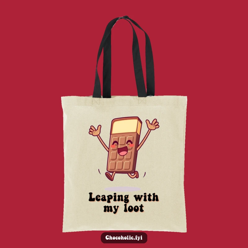 Funny Chocolate Bar Leap Tote Bag: Carry Your Drama with this Sweet Accessory
