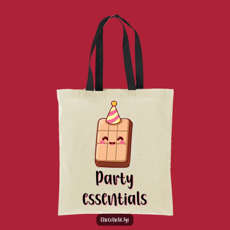 Funny Chocolate Bar Party Tote Bag: Carry Celebration and a Great Funny Gift