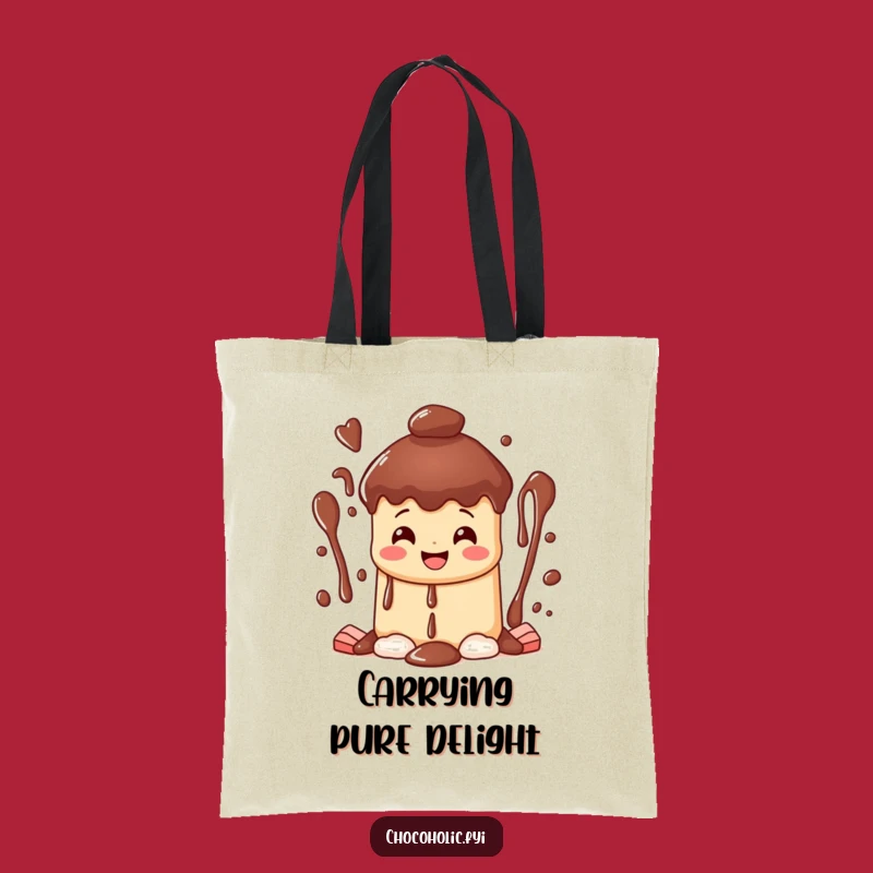 Funny Chocolate Fountain Tote Bag: Carry Sweet Bliss Anywhere You Go!