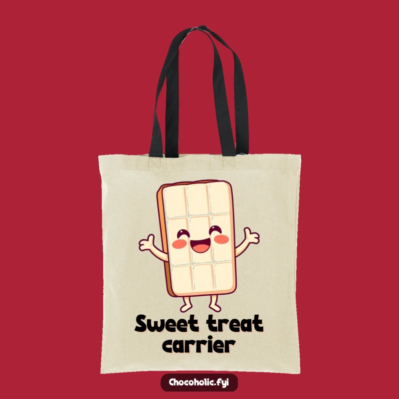 Funny Happy Chocolate Dancer Tote Bag - Carry Your Sweetness Gift